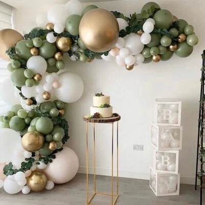 152pcs Sage Green Balloon Garland Arch Kit Garland Birthday Wedding Party Decor • $29.99