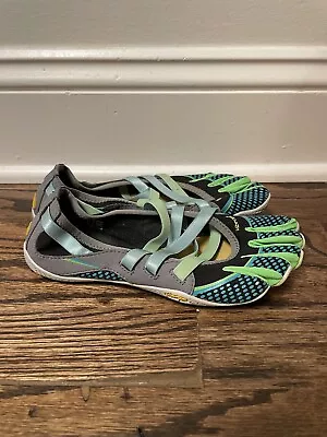 Vibram FiveFinger Shoes Size 37 Women’s 13W0407 Blue Green • $29.99