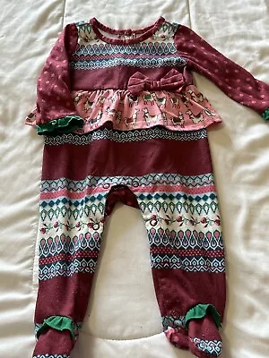 🎀 Baby Girl’s Girls Size 3 To 6 Month Matilda Jane Pantsuit Romper Outfit • $0.99