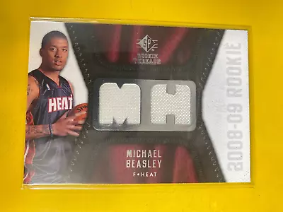 RS1562 	2008-09 SP Rookie Threads Rookie Threads #RTMB Michael Beasley JERSEY • $3.95