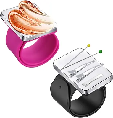 Magnetic Pincushion For Sewing 2 Pieces Silicone Wrist Magnetic Wristband For B • $10.58