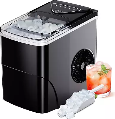 12kg Ice Maker Portable Ice Maker Machine With Self-Cleaning Function Suitable • $221.24