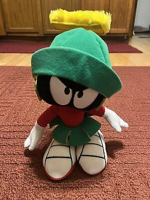 Vintage 1994 Warner Bros. Marvin The Martian 12  Plush Posable • $17.99