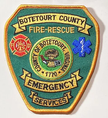 Botetourt County Virginia Fire & Rescue Patch • $8.95