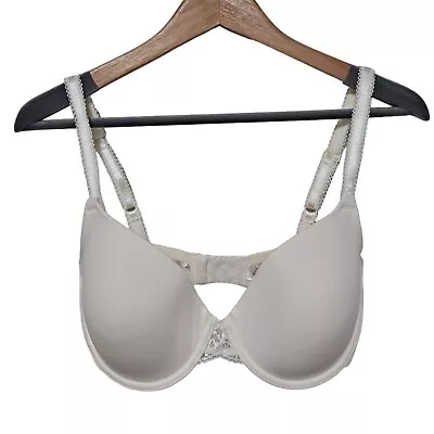 Wacoal Bra 34DD White French Garden 85340 Lace Detail Underwire Lined Adjustable • $24.99