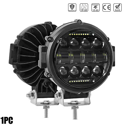 7  Inch LED Round Work Light SPOT DRL Driving Fog Lights For Jeep Truck ATV SUV • $45.99