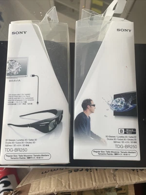 £5 • Buy Sony 3d Glasses Tdg Br250 X 2