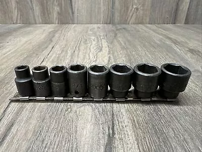 Mac Tools 8 Piece 3/8 Drive Sae. Short Impact Socket Set 6 Point 5/16 To 3/4 • $99.99