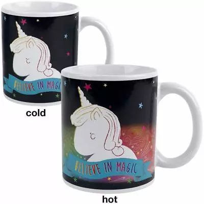 Unicorn Mug With Thermal Effect Heat Change Cup Coffee Tea Latte Xmas Gift New • £6.99