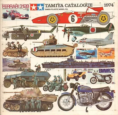 Electronic Publication (PDF) Tamiya Catalogue From 1974 • £2.50