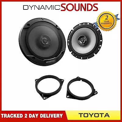 £49.99 • Buy Kenwood 6.5  Front Or Rear Door Coaxial Speaker Upgrade Kit For Toyota Avensis