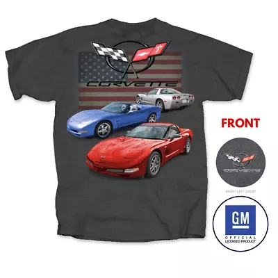 Chevrolet Chevy Corvette C5 LS1 Z06 LS6 1997-2004 Flag T-Shirt Official Licensed • $24.99