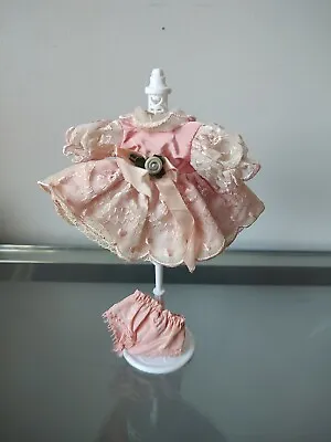 Vintage Cosmopolitan Ginger Doll Dress Pink With Flower Tagged • $14.95