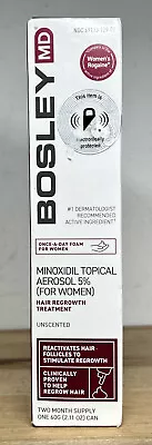 Bosley MD Hair Regrowth Treatment Topical Foam For Women 2.11 Oz 2023 See Photos • $12.45