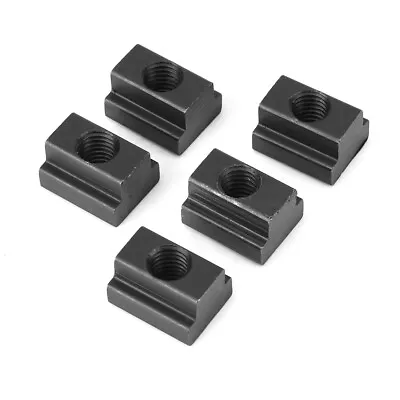 5pcs Black Oxide Finish T Slot Nuts M10 Fit Into T Slots In Machine Tool Tables • $11