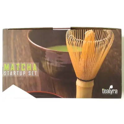 Tealyra Matcha Japanese Tea Ceremony Startup Bowl Brush Boxed Gift  Set • $25.61