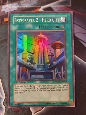 1x Skyscraper 2 - Hero City Ston-en048 1st Edition Super Rare Yu-Gi-Oh! • £2.90