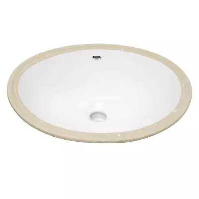 Signature Hardware 220658 18  Vitreous China Undermount Bathroom Sink • $92.99