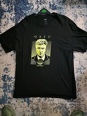 David Lynch X Obey T Shirt ( XL ) • £55