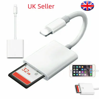 3 In1 USB Camera Connection Kit Card Reader Adapter For Apple IPad/iPhone QC • £7.56
