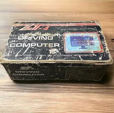 Zemco ZT-4 Driving Computer MPG MPH Fuel - Incomplete Untested • $59.99