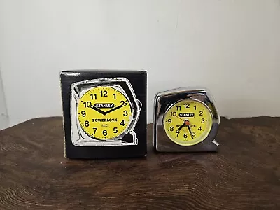 Vintage Stanley Powerlock Tape Measure Promotional /Alarm Clock  New Old Stock  • $49.99