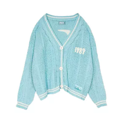 Short Cardigan Sweater Concert Women's Sweater 1989 Cardigan Loose Fit Casual • $82.99