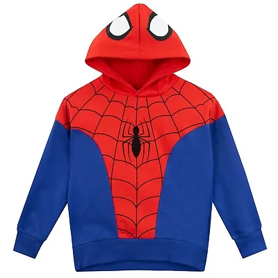 Marvel Spiderman Hoodie | Boys Spider Man Hooded Sweatshirt | Boys Spidey Hoodie • £19.99