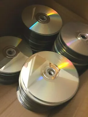 Loose Used CD DVD Discs For Arts & Crafts Upcycling Projects Bundle Bulk Recycle • £3.60