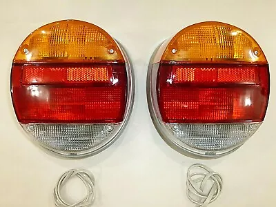 Tail Light Assembly Fits Volkswagen Type 1 Vw Bug & Super Beetle 1973-1979 Pair • $114.87