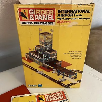 Vtg 1970s Kenner GIRDER & PANEL International Airport Building Set Original Box • $58.99