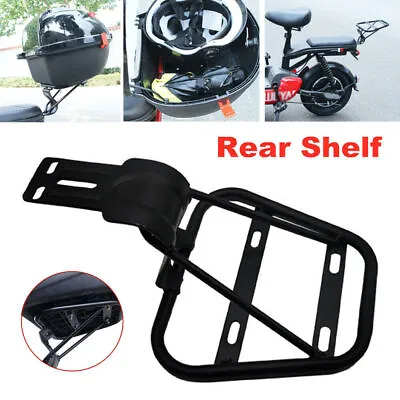 Motorcycle Scooter Backrest Bracket Rear Back Refit Luggage Rack Tail Box Shelf • $24.74