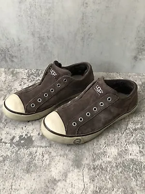 Ugg Evera Womens Fur Lined Sneakers Size 6 Brown With No Laces  • $25.49