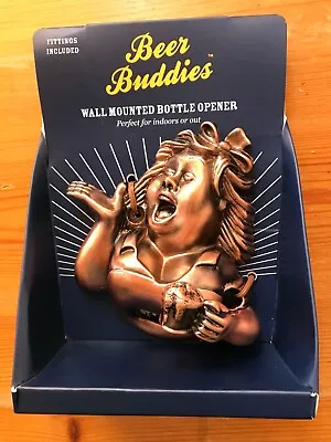 £7.95 • Buy Beer Buddies Wall Mounted Bottle Opener Betty Stogs Bronze Finish Great Gift!!