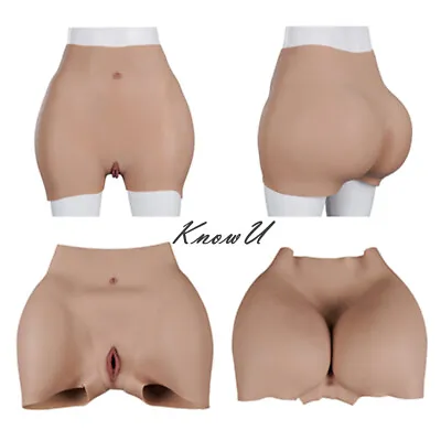 £249.90 • Buy KnowU Silicone Panty Thick Hip Pad Full Hip Pants For Crossdresser Transgender