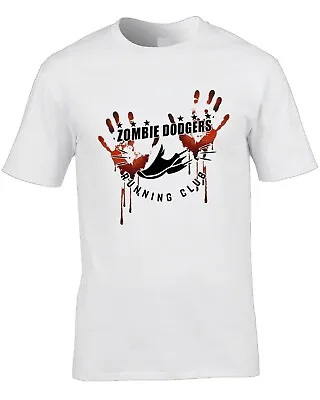 Cool Zombie Halloween Mens Funny T-Shirt Blood Splatter Joke Party Horror Gift • £10.95