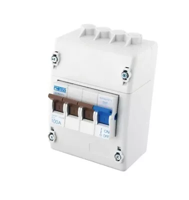 Proteus 4 Poles Isolator Switch Mains 100 Amp • £29.99