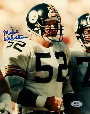 Mike Webster HOF Signed/Auto 8x10 Photo Pittsburgh Steelers PSA/DNA 188079 • $239