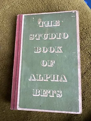 Vintage The Studio Book Of Alphabets ~ 1953 Rare Typefaces Fonts Typography Book • $61.88
