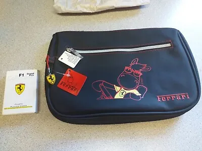 Rare Kids Nici Sports Ferrari Bag With Tags & F1 Collection Playing Cards  • £12