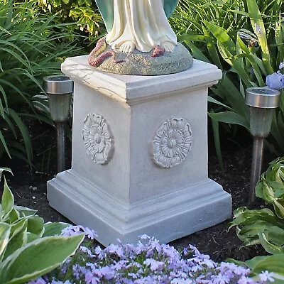  Garden Plinth Base Statue Pedestal Display Decor Antique Stone Outdoor Sculptur • $99.99