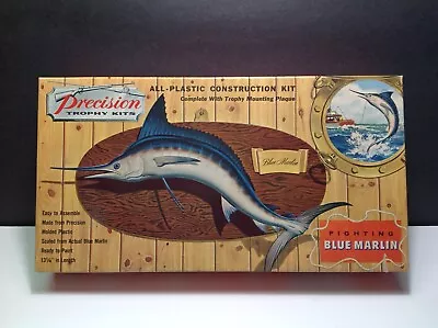 1985 Precision Trophy Kits XLINT COND - Fighting Blue Marlin  Kit No. F101-100 • $76