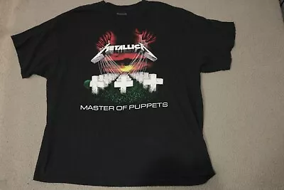 Metallica Master Of Puppets Shirt Metal Mens Size 2XL Black 2017 • $31.88