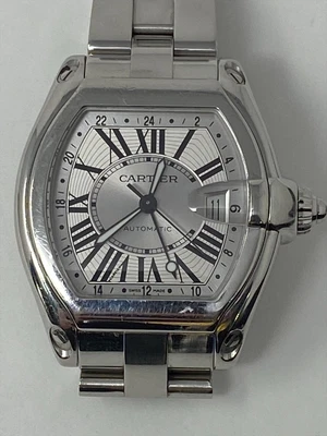 $3400 • Buy Cartier: Roadster - Stainless Steel, Automatic, Mens Wristwatch - 612420MX