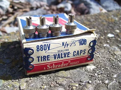 1950s Antique Nos Metal Tire Valve Caps Vintage Chevy Ford Hot Rat Rod Gm Harley • $9.99