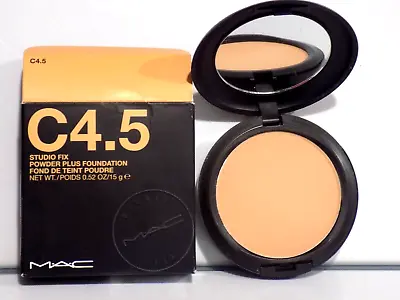 AUTHENTIC~MAC Studio Fix Powder Plus Foundation ~C4.5~ 15g/0.52oz *READ DETAILS* • $22.99