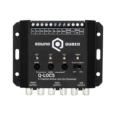 SoundQubed Q-LOC5 Active Line Out Converter 2-5 Channel  • $59.95