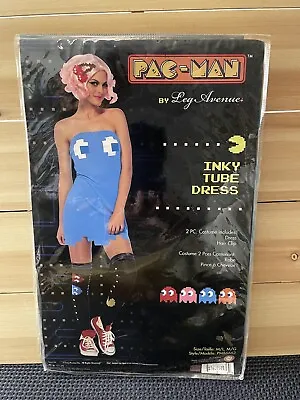 Leg Avenue Pacman Blinky Blue Tube Dress Costume Size Medium/ Large • $30