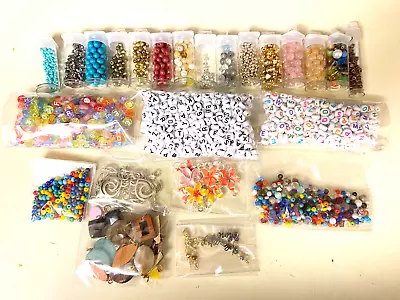 1 Lb. Mixed Lot Of Jewelry Supplies Destash Beads Other Lot #3 • $5.84