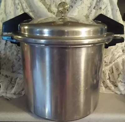 Vintage Mirro Matic Steam Pressure Cooker Canner ~ Large 22 Quart Original Box  • $341.74